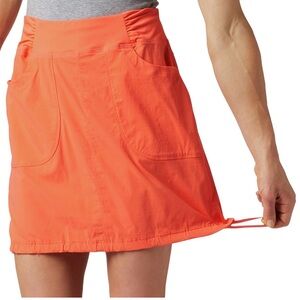 Mountain Hardwear Orange A-Line Skirt Dynama Sz L